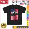 Monster Truck American Flag Racing USA Patriotic Vintage T Shirt Men Women NEW