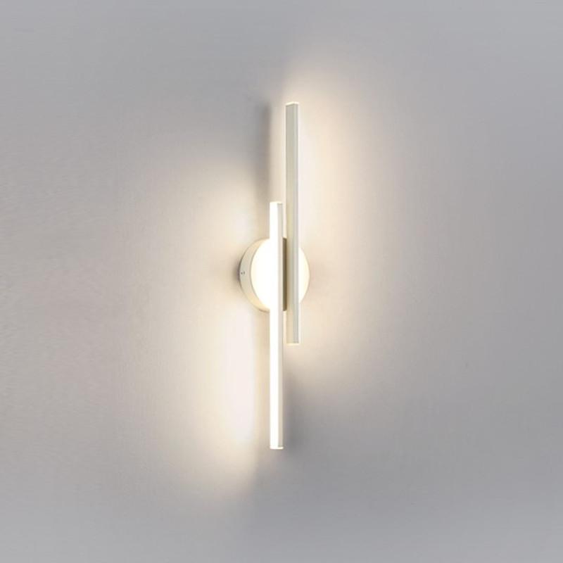 Modern Line LED Wall Lamp 55CM 71CM Bedroom Bedside Nordic Long Sconce Light Living Room Aisle Background Hotel Lighting Fixture