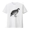 Bobwhite Quail Bird T Shirt Unique Wildlife Print for Nature Lovers Vintage Washed Soft Stretched Graphic Streetwear Versatile