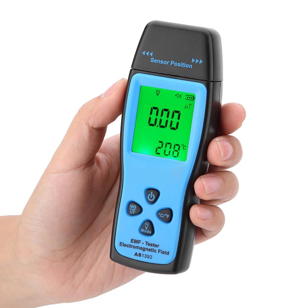 SMART SENSOR AS1392 Digital Electromagnetic Radiometer Mini LCD Display EMF Tester