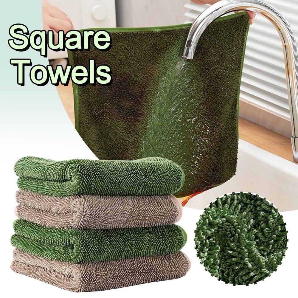 1/2PCS Wiping Rags Kitchen Cleaning Cloths Scouring Pad Cleaning Towel  Household Kitchen