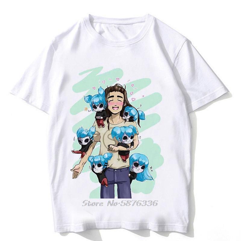 Футболка с игрой Sally Face Streetwear Мужская Харадзюку Sally Face Смешной игровой топ Смешной для одежды Унисекс Мужская футболка Camisetas Hombre S