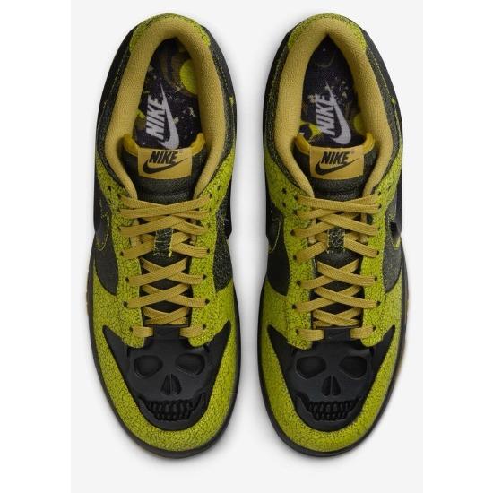 Nike Dunk Low Halloween Craniu Negru Verde HV6103-300 Bărbați