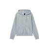 (WMNS) Air Brooklyn Fleece Full-Zip Hoodie Asia Sizing 'Dark Grey Heather' Women's FD7866-063