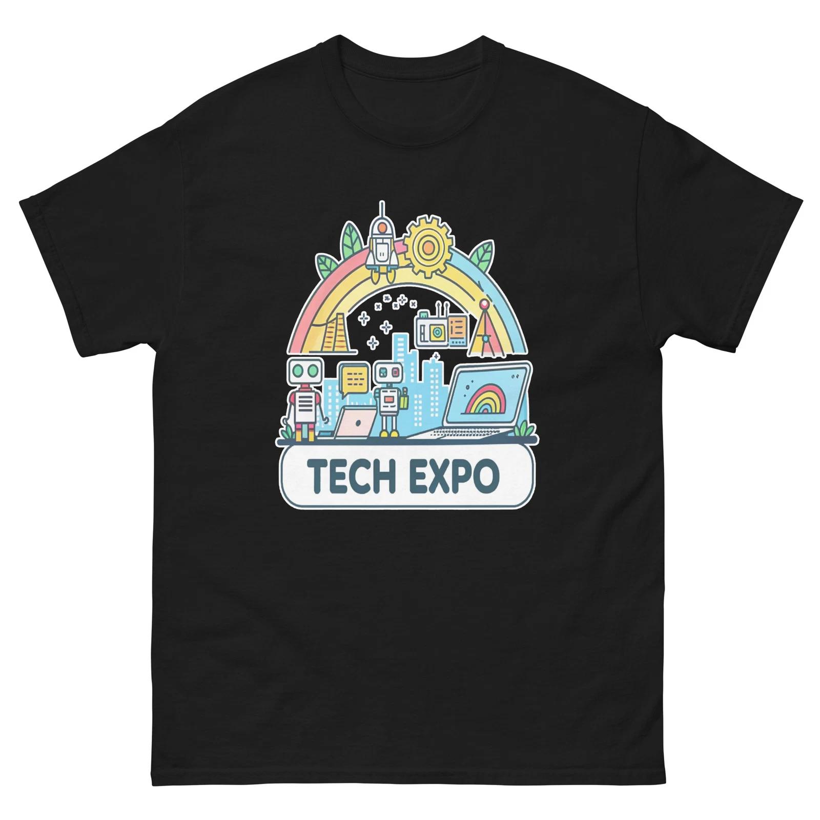 Tech Expo Event Attraction Social Gathering T-Shirt S