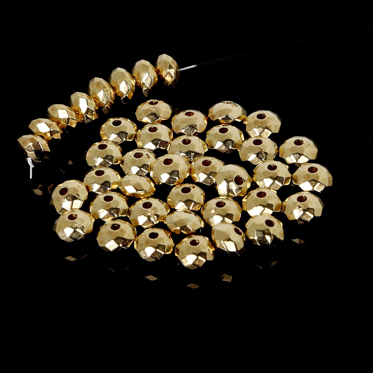 

100-500 шт акриловые круглые бусины-разделители CCB для изготовления ювелирных изделий DIY браслеты ожерелья 8x5mm 100pcs