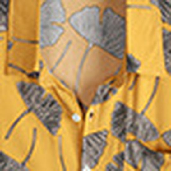 Men's 2023 Floral Hawaiian Short Sleeve Beach Shirt