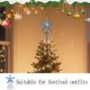 Pretty Blue And Sequin Foam Christmas Tree Star Decoration Venue Layout Star Spring Star Surprise Unisex Beautiful