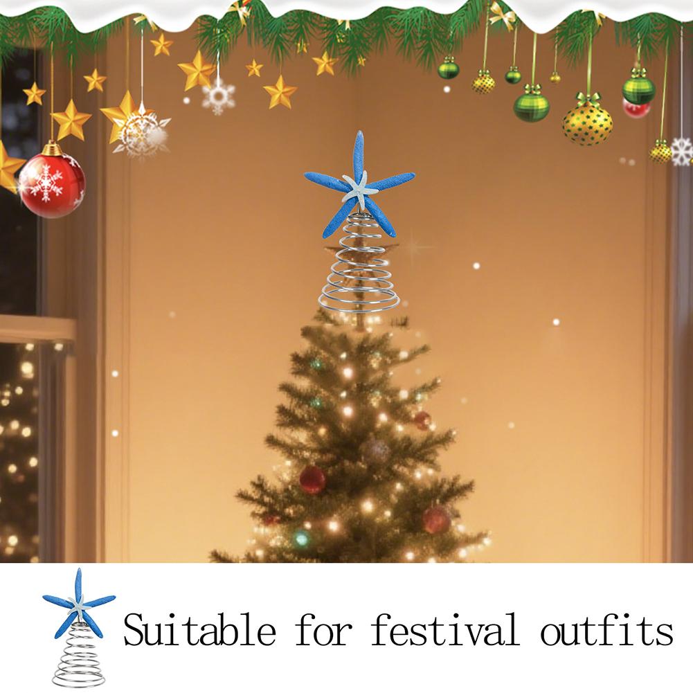 Pretty Blue And Sequin Foam Christmas Tree Star Decoration Venue Layout Star Spring Star Surprise Unisex Beautiful