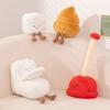 Cloth Doll POOP Roll Paper Plush Toys Toilet Cleaner Funny Toilet Doll  Birthday Gift