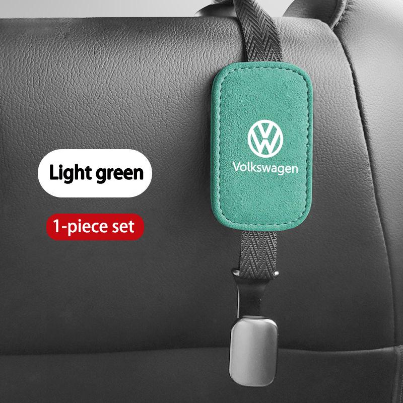 Universal Car Suede Hook High-Quality Headrest Storage Hanger For Volkswagen VW Scirocco Jetta Beetle Golf 4 5 6 Passat Polo B5