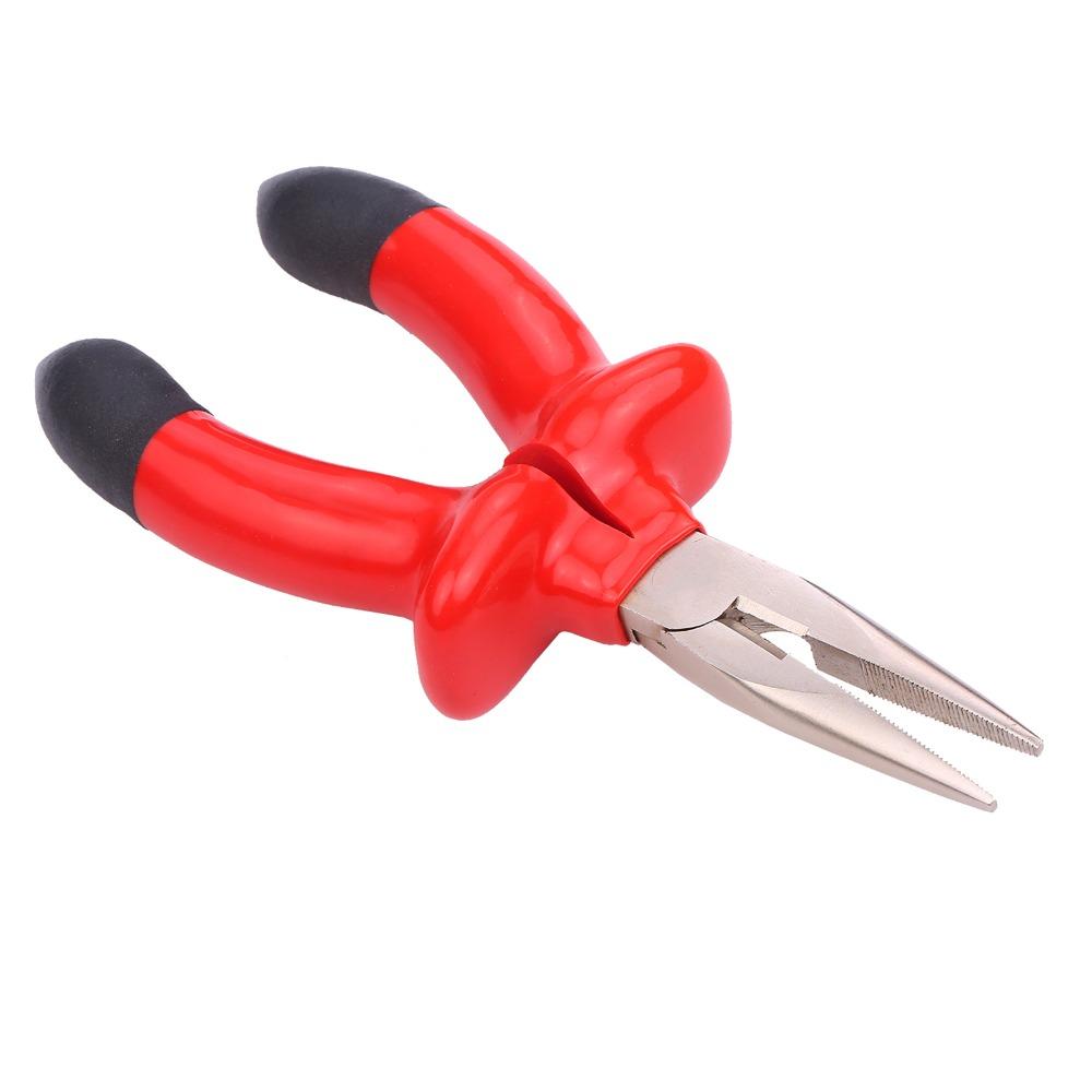 6-Inch Length Needle Nose Pliers Flat Sharp Jaw Jewelry Making Pliers  Precise Wire Handling