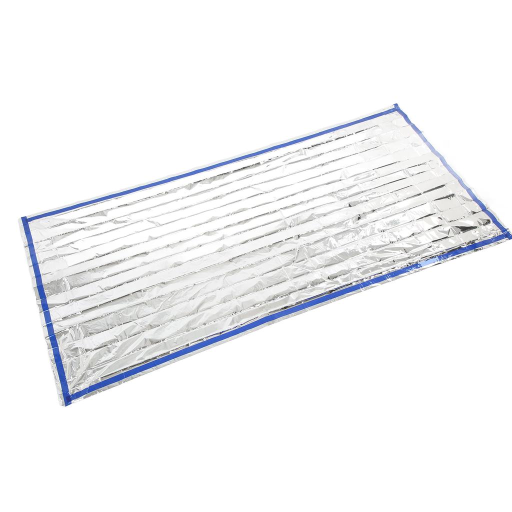 Survival Blanket Waterproof Foldable Emergency Thermal Blanket for Outdoor Camping Hiking Silver 200x100cm