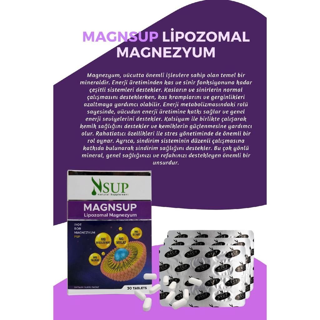 Mag Magnesium Complex: Malat, Citrat, Taurat und Bisglycinat – 30 Tabletten | Optimaler Support