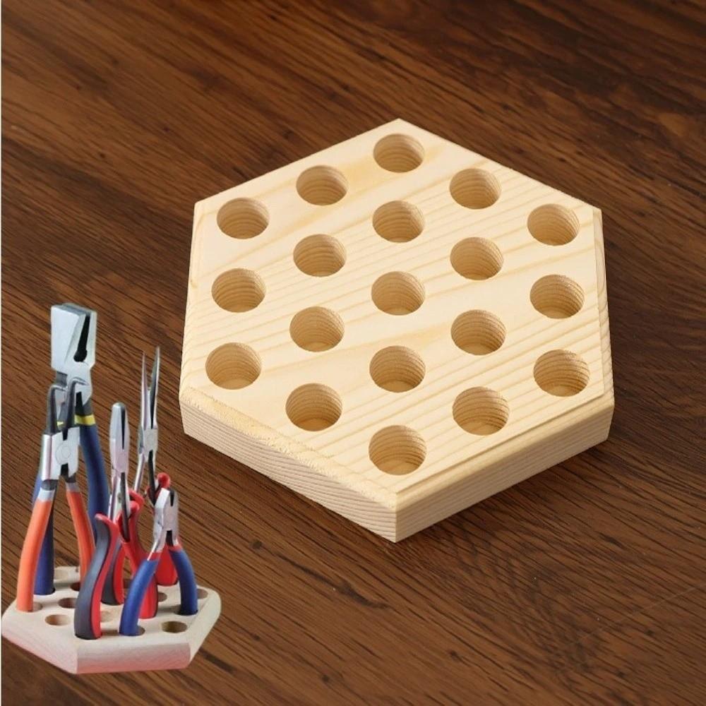 Wood Plier Organizer Rack 19 Holes Plier Racks Holder New Storage Plate  Plier