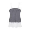 2025 Spring Women's European & American Style Poplin Patchwork Short Dress