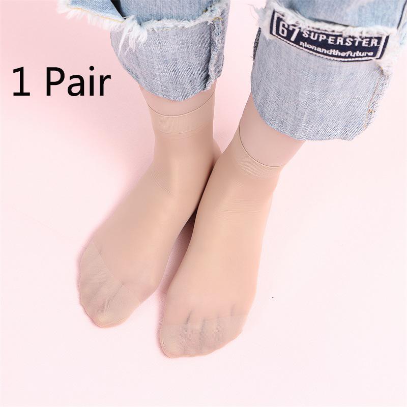 

Носки капроновые 1 pair бежевый