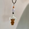 Multipurpose Sturdy Chain Necklace With Adorable Brown Lovely Bear Pendant Designs Fashion Accessory Casual Wear