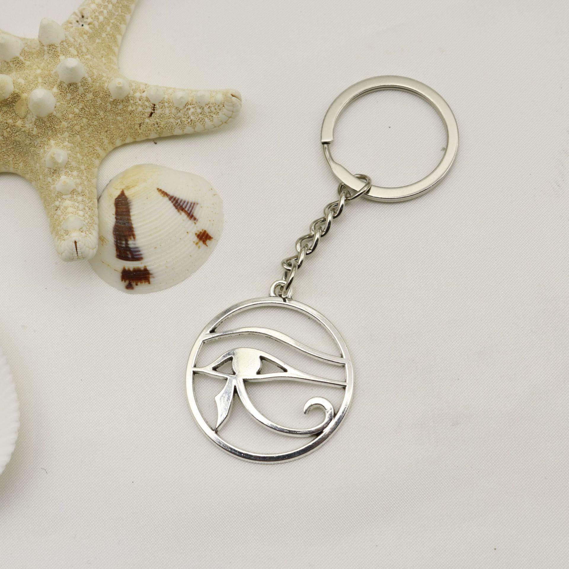 Temu Xi Yin Eye of Horus Pendant Keychain - Popular Gift & Souvenir