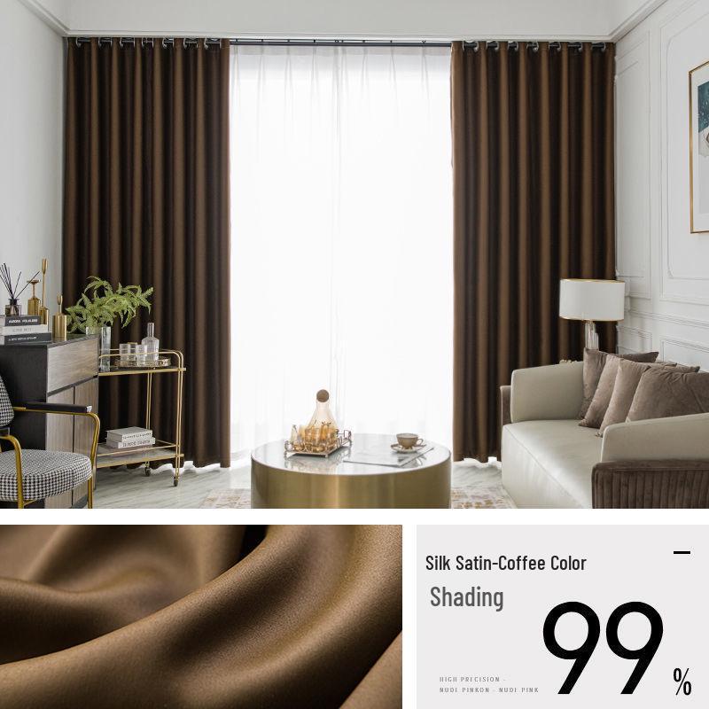 

2024 Блекаут штори на гачках: Теплоізоляція, Захист від сонця, Легка розкіш для спальні/вітальні W2.0m x H2.7m - Hook