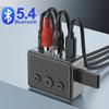 Receptor Audio Bluetooth 5.4 NFC 5 în 1 Adaptor Muzică Stereo Auxiliar 3.5mm RCA USB Cu Microfon Kit Auto Amplificator Difuzor