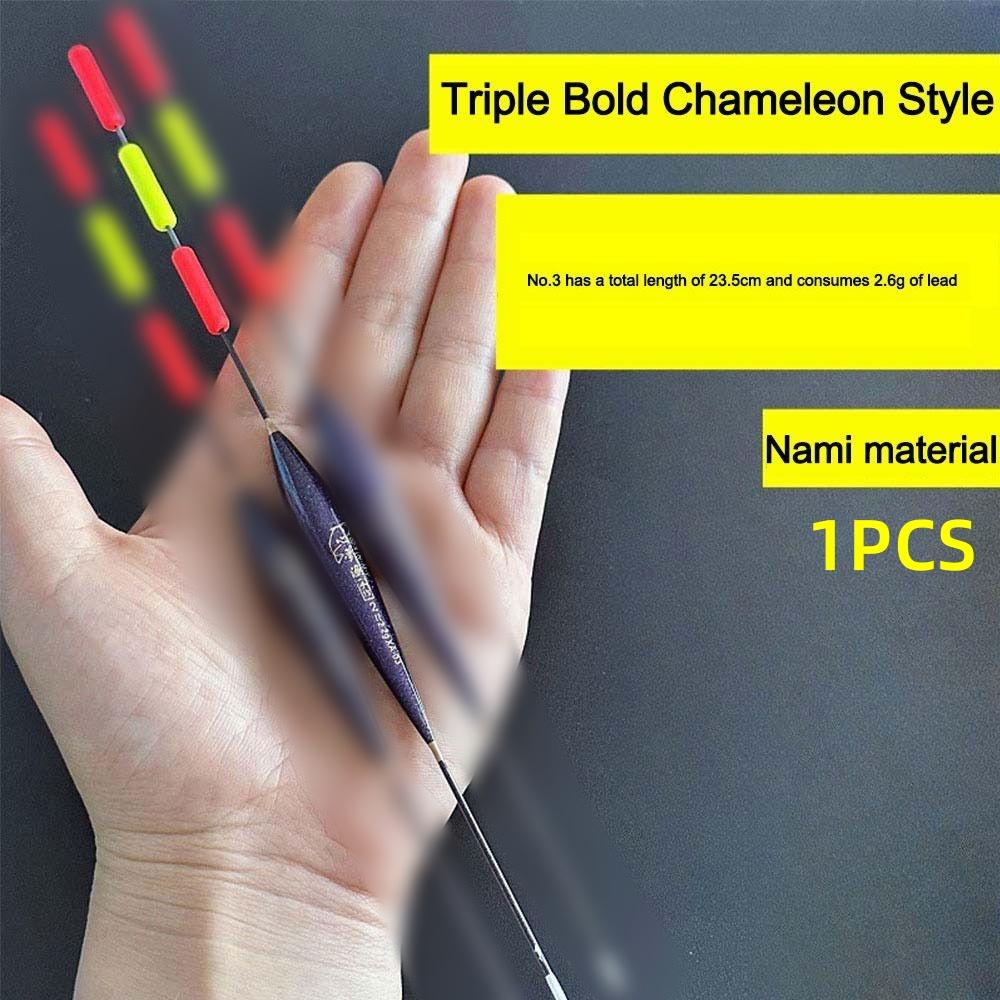 1PCS Short Electronic Fishing Float Three-mesh Fishing Float Eye-catching Highly Sensitive Shallow Water Ultra-Short Fish Float