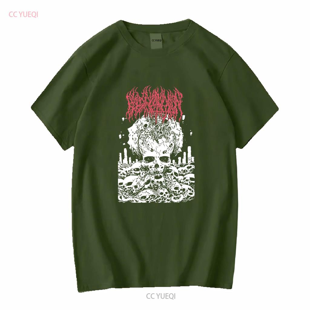 Blood Incantation 2022 Tour Nordamericano Maglietta NUOVA media manica lunga o corta vintage Lavata Morbida Versatile Unisex