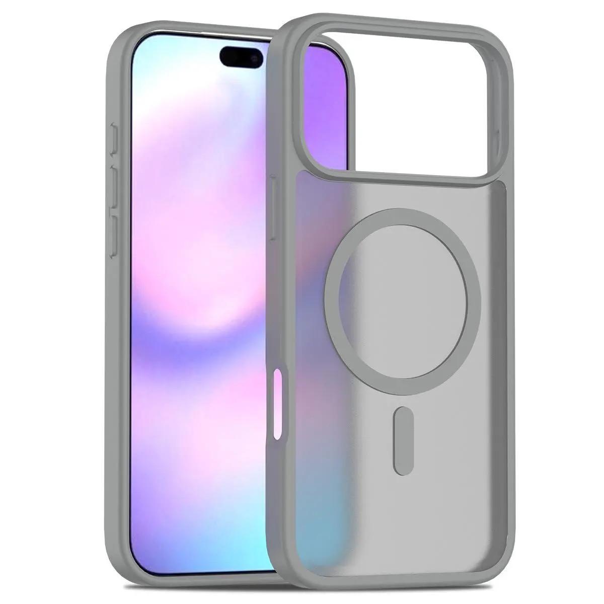 

2025 Luxury Matte Ultra Thin Clear For Magsafe Wireless Charge Case For iPhone 17 Air IPHONE 17 Pro Max Hard PC Cover For iPhone 17