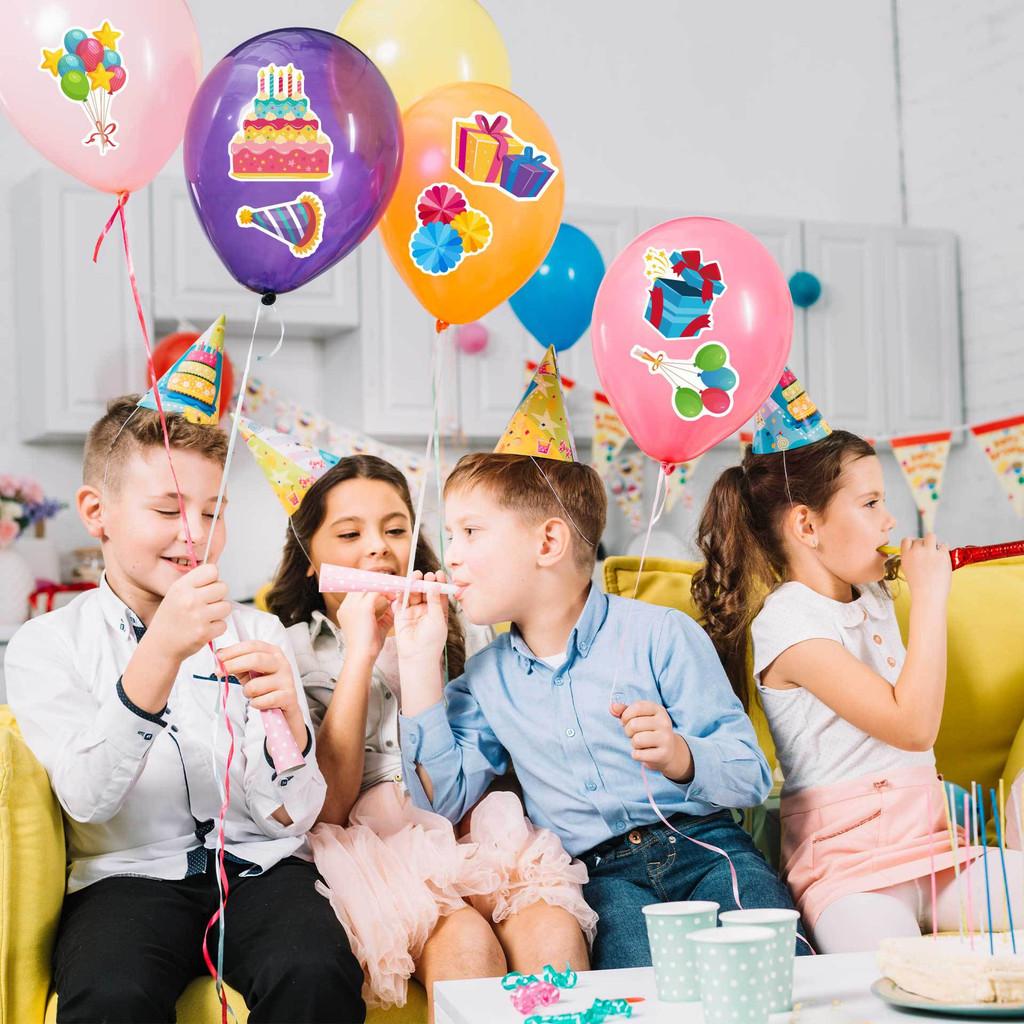 Cute Cartoon Themed Birthday Party Interactive Parent Child Puzzle Diy Stickers Pack