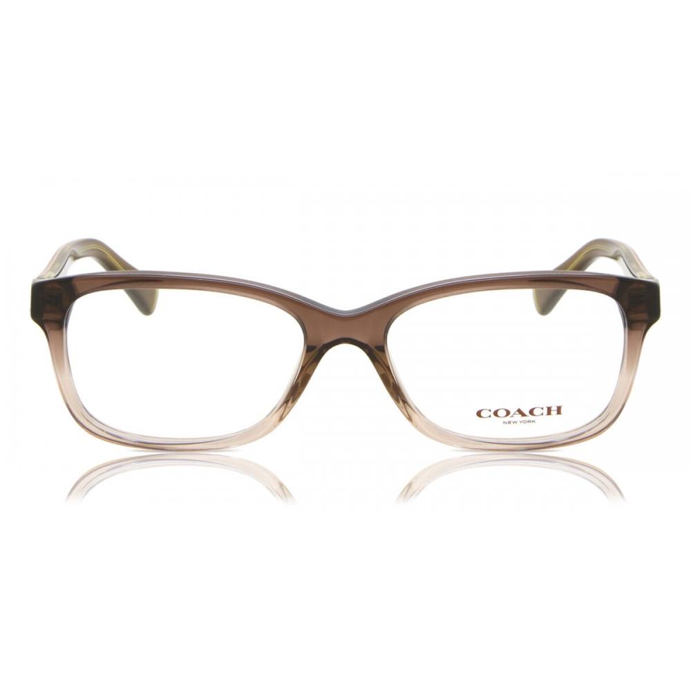 

Coach Hc6089 5400 Women Eyeglasses Transparent Brown/51