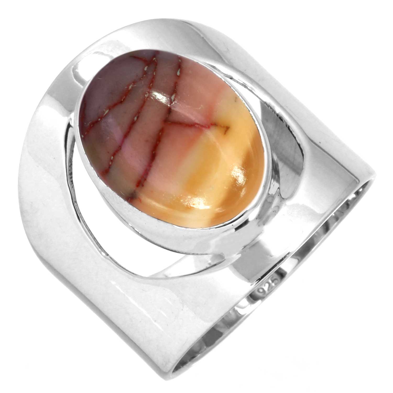 

Кольцо из стерлингового серебра 925 пробы Женское с драгоценным камнем Ручная работа Ювелирное изделие Подарок на годовщину Мукаит Монтанский агат Моховой агат Спиной устрицы Родонит Глаз Шивы Солитер 11.5