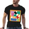 Colorful Collage Matisse Inspired Tshirt Mechanic Work Tee Shirt