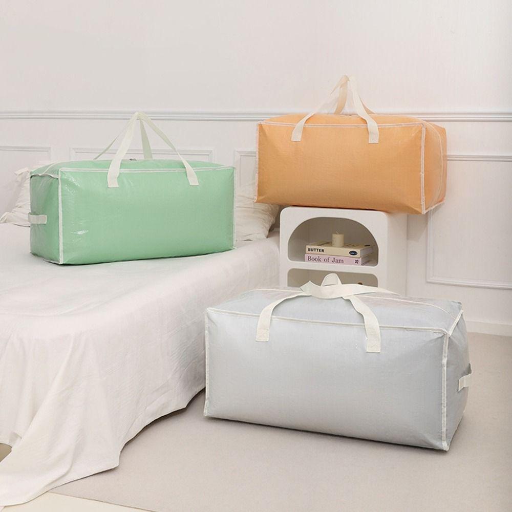 

Foldable Clothes Quilt Storage Bag Dustproof Wardrobe Sorting Organizer Bedroom серый