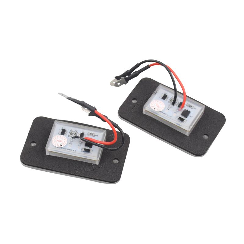 2pcs LED License Number Plate Light Canbus Rear Tag Lamps For 1994-2004 Land Rover Discovery 1 2 For Land Rover Discovery TD5