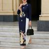 ZANZEA Women 3/4 Sleeve Blouse and Long Skirts Elegant Casual Two Piece Sets