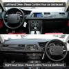 Car Dashboard Cover Dash Board Mat Carpet Pad Sunshade Cape Cushion LHD RHD Car Dashboard Cover Mat for Citroen C5 2008-2016