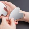 Stainless Steel Facial Roller Metal Gua Sha Tools for Face Body Jawline Shaper Lymphatic Drainage Massager, Double Chin Reducer