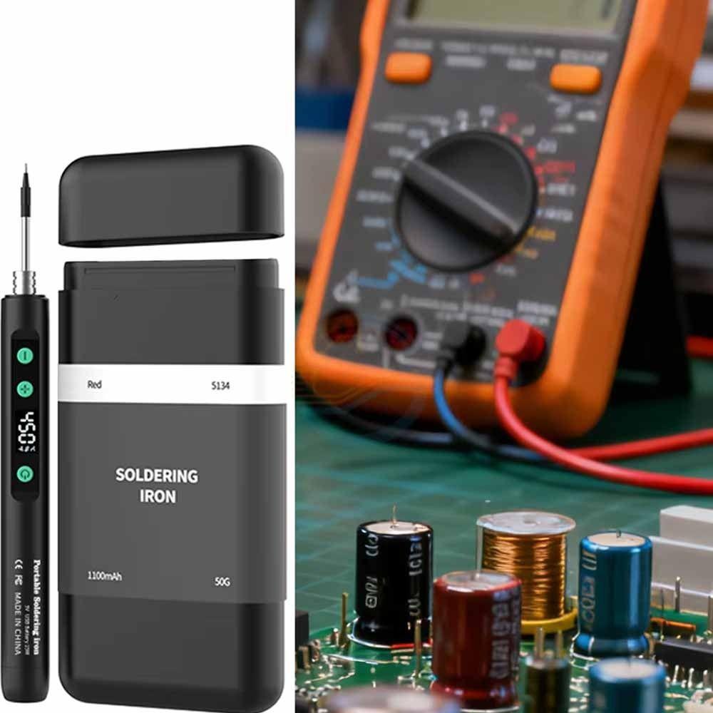 Speed Heating Electric Iron Solder Cordless Welding Tool Kit Pen USB Soldering Iron Household Use