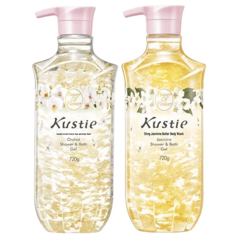 Kustie Гель для душа с лепестками цветов
