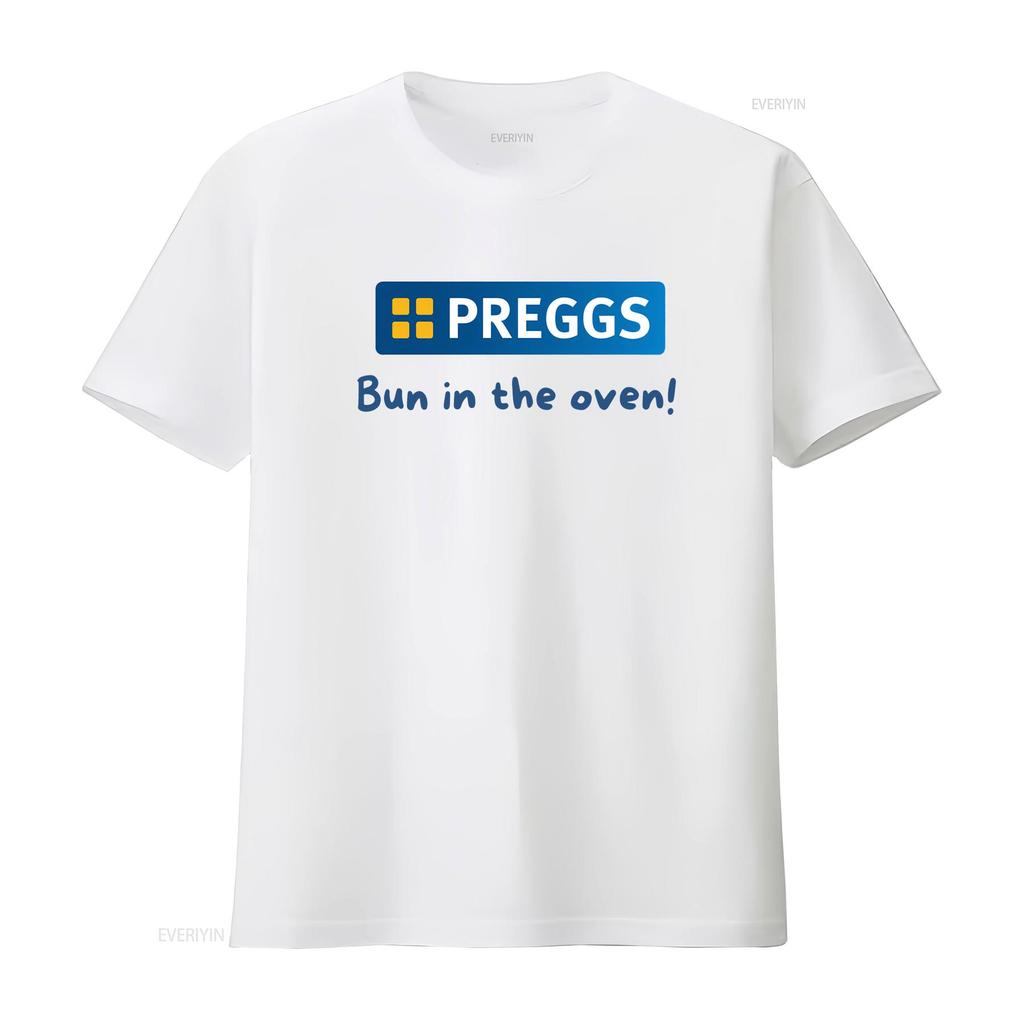 Preggs Funny Novelty Pregnancy Maternity Baby Shower T Shirt Top For Ladies Vintage Graphic Breathable Slightly Homme
