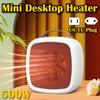 2026 Portable Mini Heaters Household Desktop Mutes Fast Heating Warmer Fan PTC-Ceramic Warm Air Heaters for Indoor Office Winter