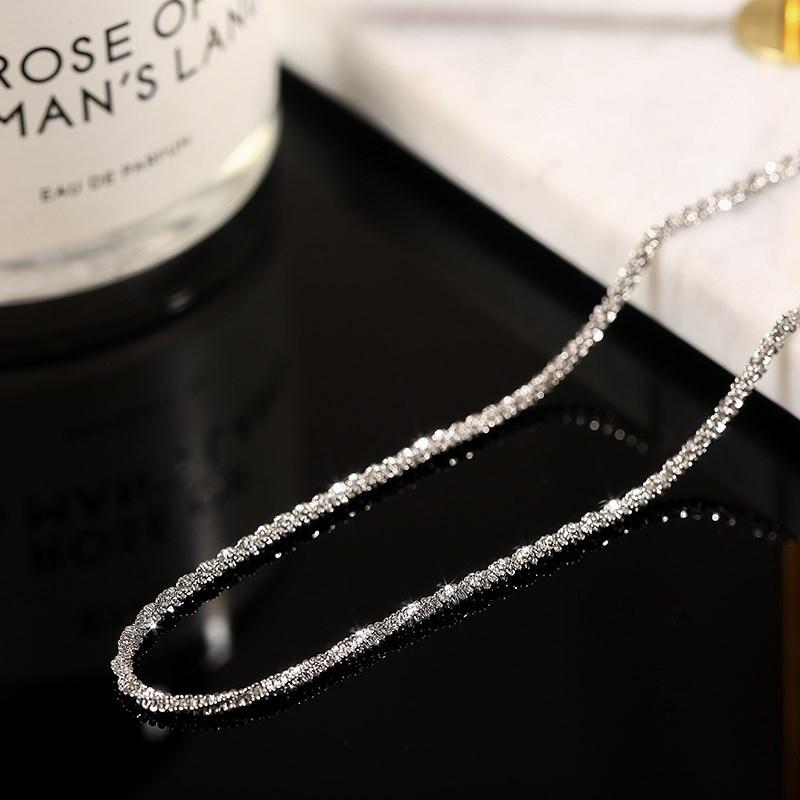 Popular Sparkling Clavicle Chain Choker Necklace Collar For Women Fine Jewelry Wedding Party Birthday Gift
