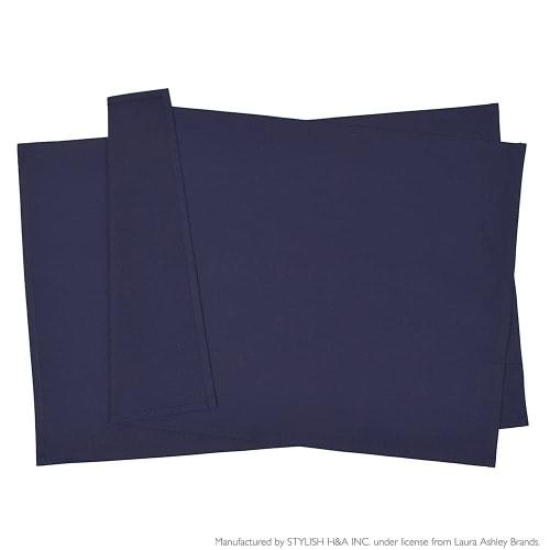 COLORFUL CANDY STYLE LAURA ASHLEY Placemat for Boys and Kids, Stylish Cotton Fabric Lunch Mat, Royal Navy, N3697020