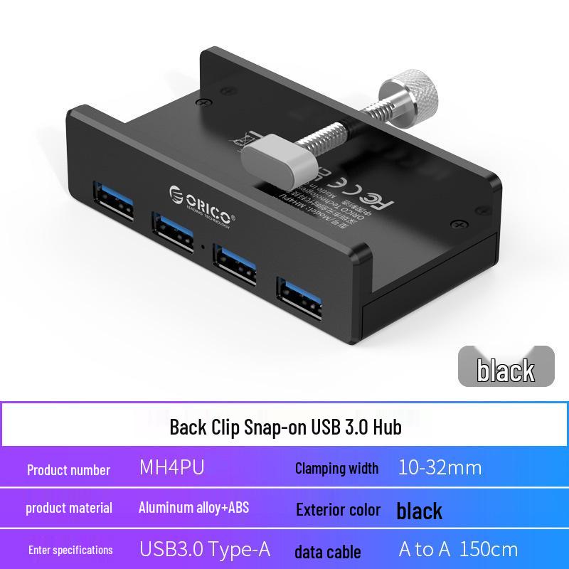 ORICO USB 3.0 Clip-On Laptop Hub Expansion