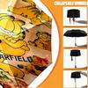 Personalisierter Garfield-Druckschirm mit individuellem Namen, Automatisches Öffnen und Schließen, Stabiler 8-Rippen-Rahmen, Für Pendeln, Camping, Wandern, Geburtstagsgeschenk