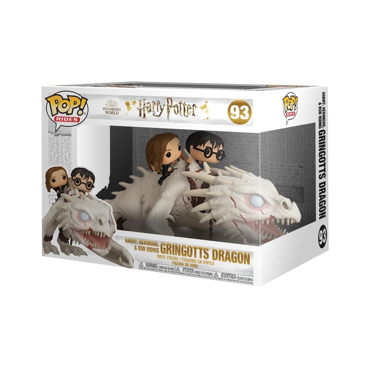 FUNKO Гармиона Дракон POP! ПОЕЗДКА с Гарри, Роном и белый