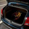 1Pcs Cool Flame Tiger Car Trunk Mat with Anti Slip Cargo Liner Waterproof Rear Storage Protector Floor Mat for SUV Sedan Vehicle