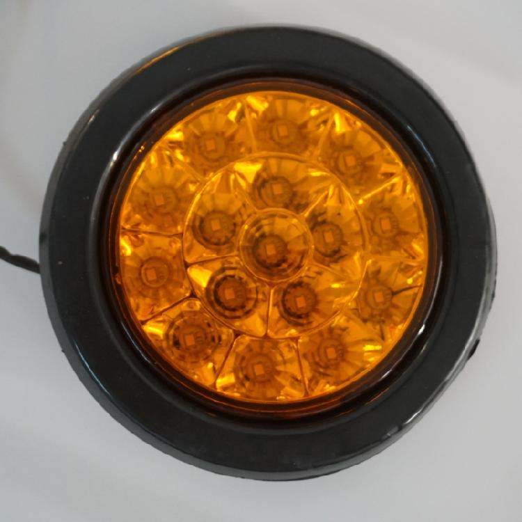 Universal 12-24V Vehicle Indicator Light Auto 16LED Tail Light Bright Amber Lamp