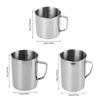 Nonrust Steel Measuring Cup With Precise Measurement Marking For Baking Cooking And Mixing Ergonomic Handle Durable Kitchen Tool