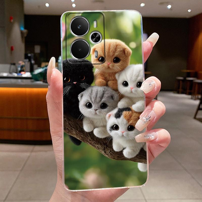 Hülle Für Realme 14 5G 14T 2025 Handyhülle Luxus Drache Niedlich Cool Jungen Mädchen Weiche Abdeckung Realme14 Realme14T Transparente Hüllen
